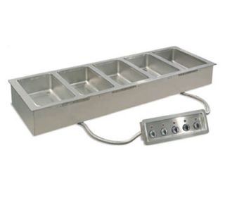 Piper Products Drop In Hot Food Multi Well w/ 4 Pan Capacity, Stainless, 208/1V