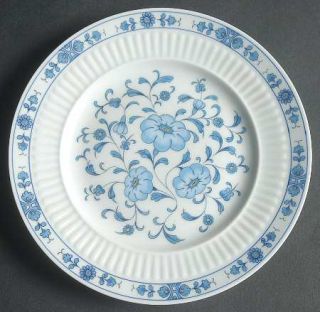 Ceralene Medicis (Blue) Bread & Butter Plate, Fine China Dinnerware   Blue Flowe