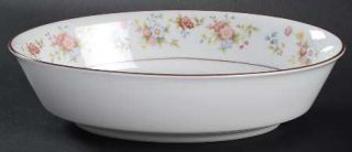 Noritake Forever 9 Oval Vegetable Bowl, Fine China Dinnerware   Multicolor Flor