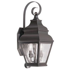 LiveX Lighting LVX 2602 07 Exeter Outdoor Wall Sconce