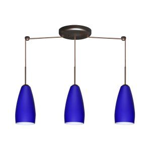 Besa Lighting BEL 3BB 1509CM BR Chrissy Pendant