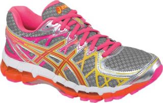 Womens ASICS GEL Kayano® 20   Lightning/Hot Pink/Flame Running Sneakers