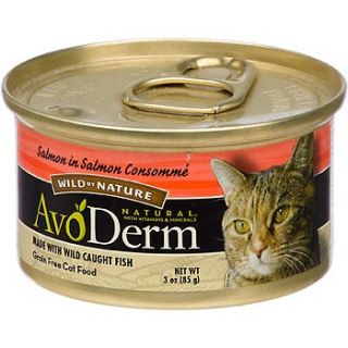 Natural Wild by Nature Salmon in Salmon Consomme Canned Cat Food, 3 oz., Case of 24