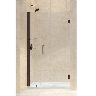 Dreamline Unidoor 39 40 inch Frameless Hinged Shower Door (Tempered glass, aluminum, brassIntended use IndoorTempered glass ANSI certifiedAssembly requiredProduct Warranty Limited 5 (five) year manufacturer warranty Warranty for any hardware in Oil Rubb