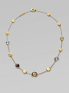 Marco Bicego Multi Gemstone & 18K Yellow Gold Necklace   Gold 