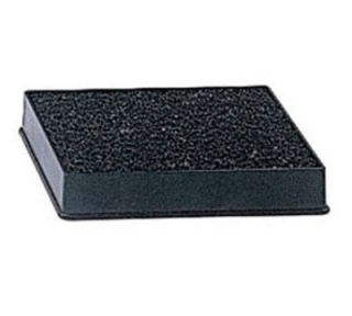 Update International Plastic Drip Tray with Sponge   4 7/8x3 13/16 Black