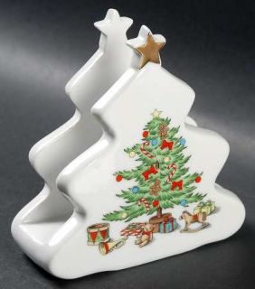 Meiwa Home For The Holidays (No Gold Band) Napkin Holder, Fine China Dinnerware
