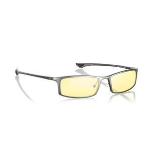 Gunnar Optiks Phenom Graphite Computer Glasses (GraphiteStyle ModernModel ST002 C01203 Frame Aluminum magnesiumLens Amber, anti glare lensDimensions Lens 2.2 inches wide, bridge 18 mm across, arms 5.2 inches longLightweight construction and proper we