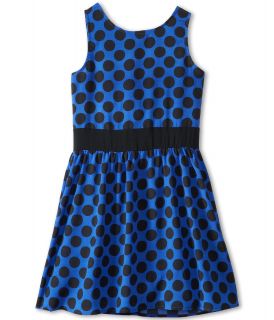 Ella Moss Girl Polkadot Dress Girls Dress (Blue)