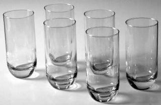 Durobor Windsor Cooler Glass (Set of 6)   Clear,Undecorated,Thick Base,No Trim