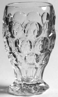 Heisey Whirlpool Clear Iced Tea   Stem #1506, Heavy Pressed, Circles
