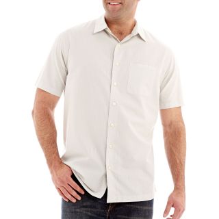 Van Heusen Button Front Shirt Big and Tall, Gry Glcr G, Mens