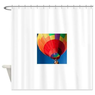  Hot air balloon in flight Shower Curtain  Use code FREECART at Checkout
