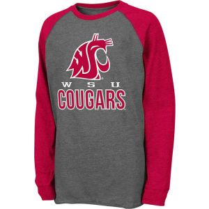 Washington State Cougars Colosseum NCAA Youth Sweep Long Sleeve T Shirt
