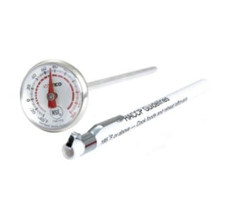 Winco Pocket Test Thermometer, Dial Type w/ Case & Clip,  40 to 180 Temperature Range