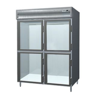Delfield Reach In Hot Food Cabinet w/ Glass Half Door, Stainless, 51.92 cu ft, Export