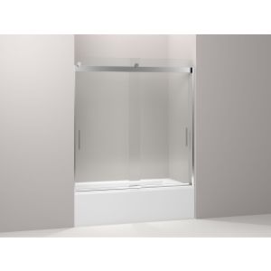 Kohler K 706000 L SH Levity Sliding bath door with handle and 1/4 crystal clear