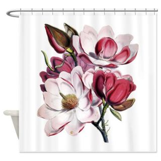  Magnolia Flowers Shower Curtain  Use code FREECART at Checkout