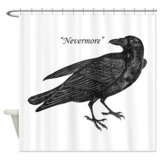  Nevermore Raven Shower Curtain  Use code FREECART at Checkout