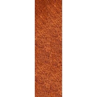 Hand tufted Posh Orange Shag Rug (23 X 80)