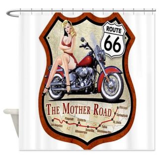 The Mother Road Shower Curtain  Use code FREECART at Checkout