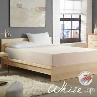 White By Sarah Peyton 10 inch Convection Cooled Plush Support Cal King size Memory Foam Mattress