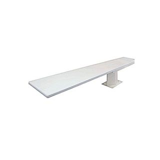 S.R. Smith 662096162 16 Ft Frontier III Commercial Diving Board Only Radiant White