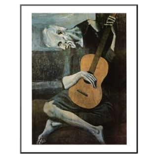 Art   The Old Guitarist, c.1903 Mounted Print
