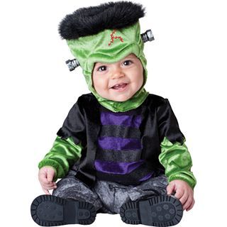 Sesame Street Monster BOO Frankenstein Infant / Toddler Costume, Black, Boys