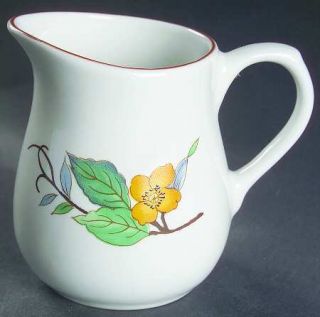 Citation Woodhill Creamer, Fine China Dinnerware   Multifloral Rim