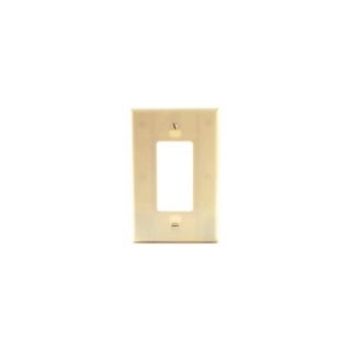 Cooper 2751V Electrical Wall Plate, Oversized Decorator, 1Gang Ivory