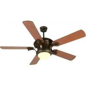 Craftmade CRA K10796 Amphora 52 Ceiling Fan with Plus Series Washed Walnut Birc