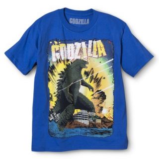 Godzilla Boys Graphic Tee   Royal Blue M