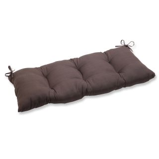 Pillow Perfect Outdoor Brown Wrought Iron Loveseat Cushion (BrownClosure Sewn Seam ClosureUV Protection Yes Weather Resistant Yes Care instructions Spot Clean or Hand Wash Fabric with Mild Detergent. Dimensions 44 inch Length x 18.5 inch Width x 5 in
