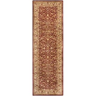 Handmade Persian Legend Rust/ Beige Wool Rug (26 X 10)