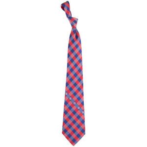 Chicago Cubs Eagles Wings MLB Checked Woven Poly Tie
