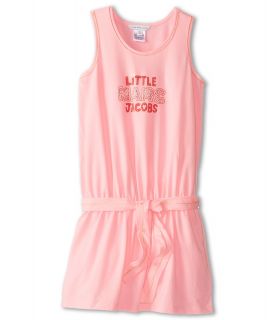 Little Marc Jacobs Logo Jersey Tank Dress Girls Dress (Pink)