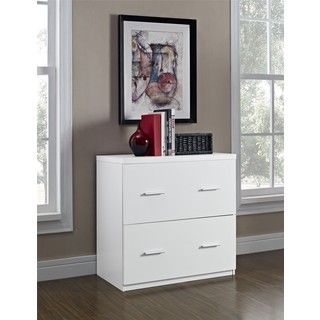 Princeton White Lateral File (WhiteDimensions 29.25 inches high x 29.84 inches wide x 17.99 inches deepPrinceton Mobile File, L Desk and Hutch available and sold separatelyAssembly Required )