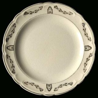 Nasco (USA) 1163 Bread & Butter Plate, Fine China Dinnerware   Platinum Garland