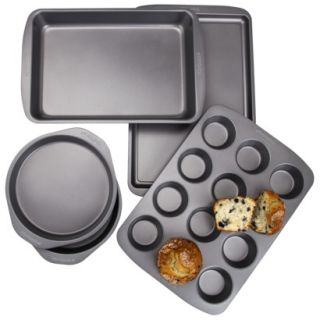 Chefmate 5 Piece Bakeware Box Set   Grey