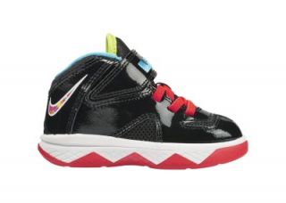 LeBron Soldier VII (2c 10c) Toddler Basketball Shoes   Black