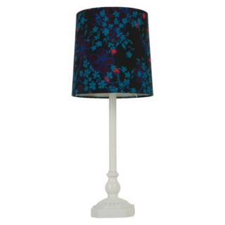 Xhilaration Table Lamp   Dark Floral (Includes CFL Bulb)