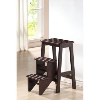 Boraam Step Stool   24 in.   Cappuccino Multicolor   36824