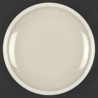 Epoch Whipped Cream Beige Dinner Plate, Fine China Dinnerware   Beige Center,Whi