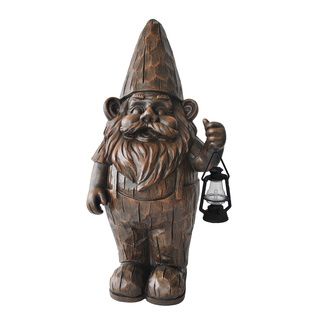 Woodland Lantern Gnome Statue