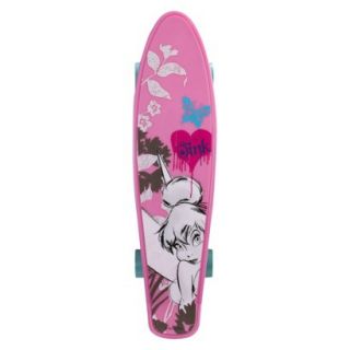 Bravo Disney Rascal Fairies Plastic Skateboard   Pink/Blue