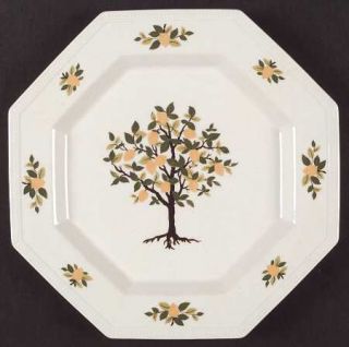 Johnson Brothers Lemon Tree Dinner Plate, Fine China Dinnerware   Heritage Shape