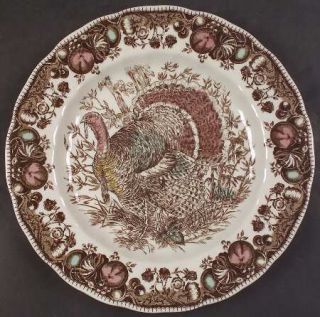 Johnson Brothers His Majesty (From An Original Engraving) Accent Dinner Plate, F