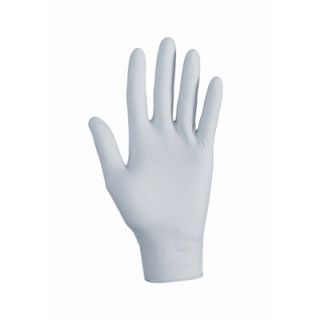 KIMBERLY CLARK Kleenguard G10 Gray Nitrile Gloves, Large, 150/pack