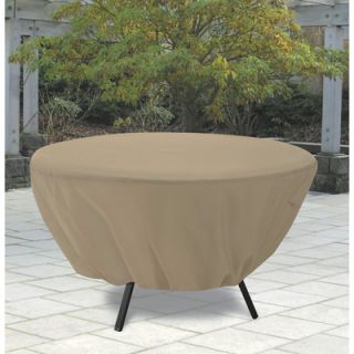 Classic Accessories Round Patio Table Cover   Tan, Model# 58202